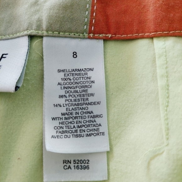 LIZGOLF By Liz Claiborne Multi colored golf skort Size 8 with Deep Pockets EUC - Picture 6 of 16